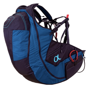 Gii 5 alpha, синяя, вид сзади Подвеска Sky Paragliders Gii 5 alpha синяя, вид сзади сбоку