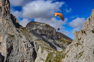 Джамбо 5 над Piz Boe, Dolomites