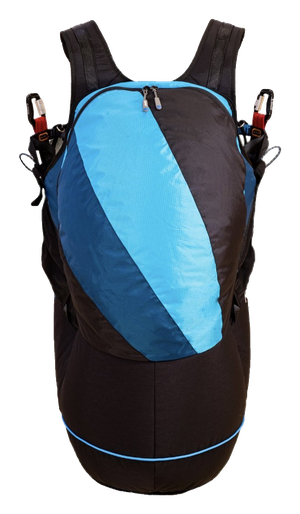 PAX evo, вид сзади Подвеска Sky Paragliders PAX evo сзади: защитная накладка