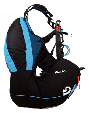 PAX evo, вид сбоку Пассажирская тандемная подвеска Sky Paragliders PAX evo, вид сбоку