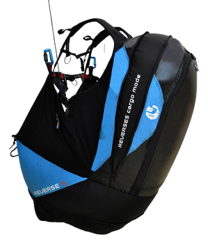 Reverse 5 в режиме подвески Реверсивная подвеска Sky Paragliders Reverse 5 в режиме подвески